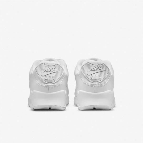 Women's Nike Air Max 90 Sneakers White | NK512FGC