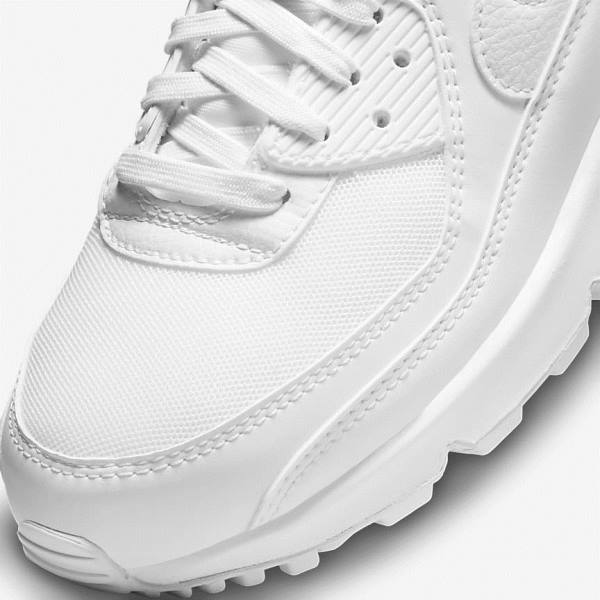 Women's Nike Air Max 90 Sneakers White | NK512FGC