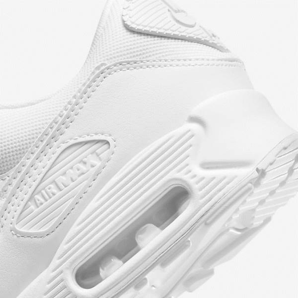 Women's Nike Air Max 90 Sneakers White | NK512FGC