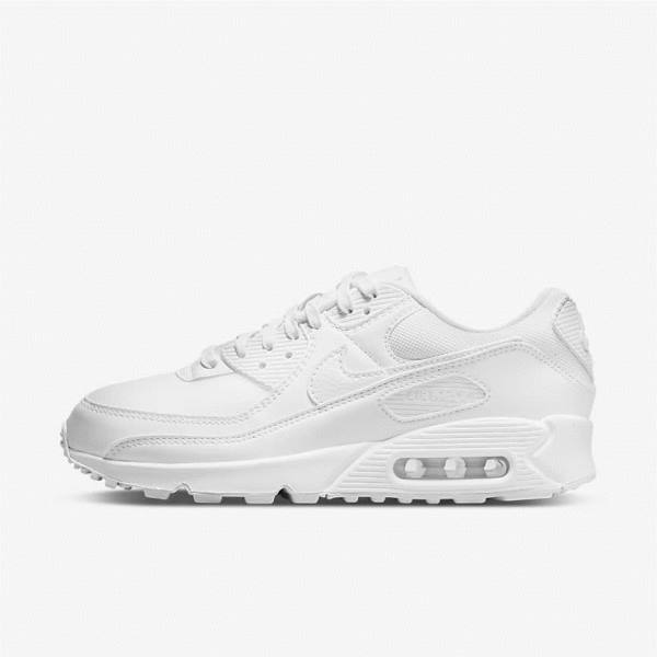 Women\'s Nike Air Max 90 Sneakers White | NK512FGC