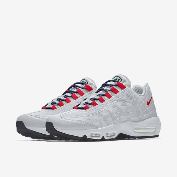 Women's Nike Air Max 95 By You Custom Sneakers Multicolor | NK794CIS