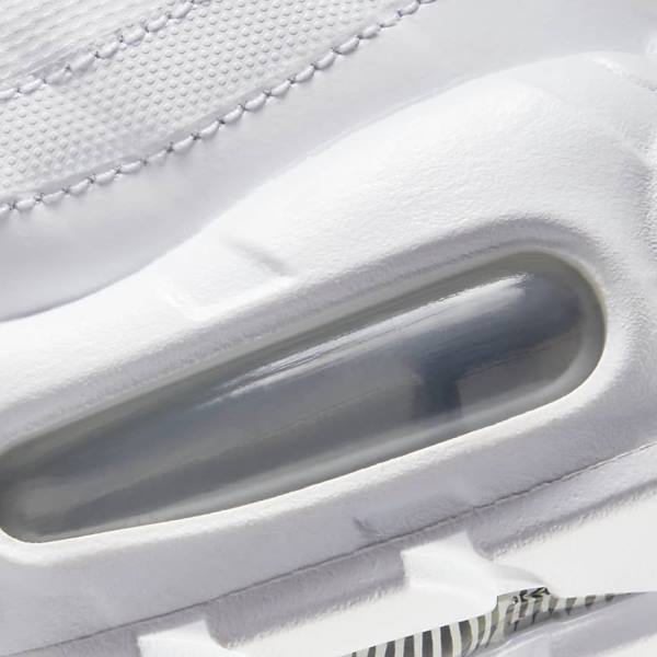 Women's Nike Air Max 95 Essential Sneakers White / Black | NK849IOA