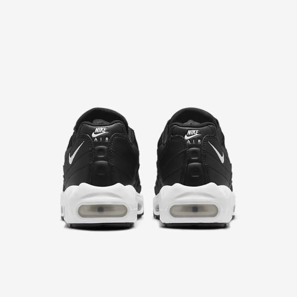 Women's Nike Air Max 95 Sneakers Black / White | NK465ZJE