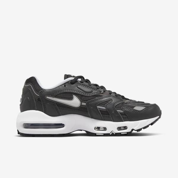 Women's Nike Air Max 96 2 Sneakers Black / Metal Silver / White | NK648SAI