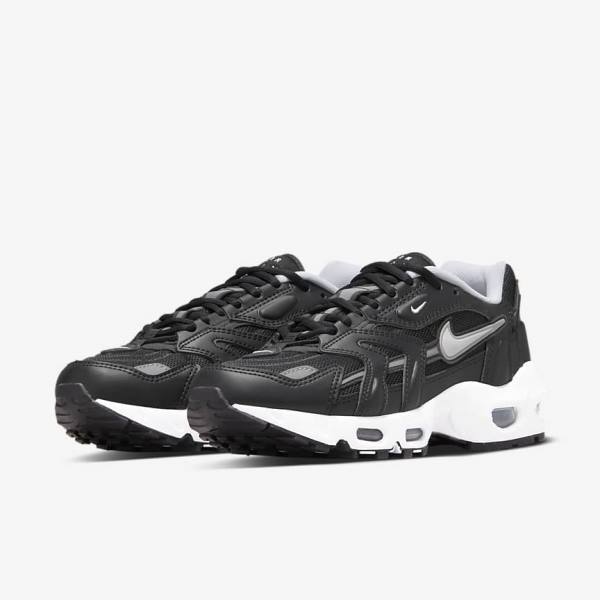 Women's Nike Air Max 96 2 Sneakers Black / Metal Silver / White | NK648SAI