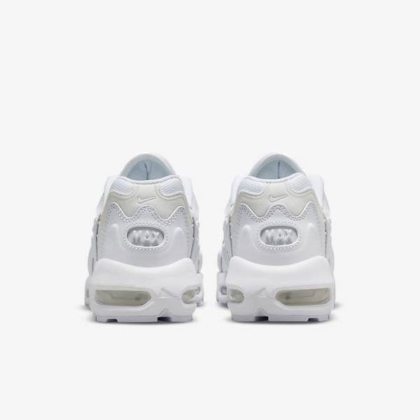 Women's Nike Air Max 96 2 Sneakers White / Platinum / Metal Silver / White | NK840FRN