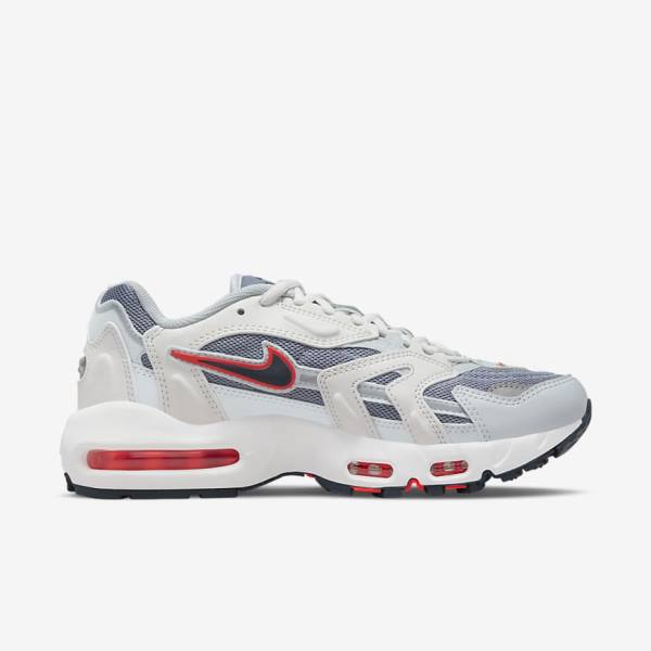 Women's Nike Air Max 96 II Sneakers White / Navy | NK832YIK