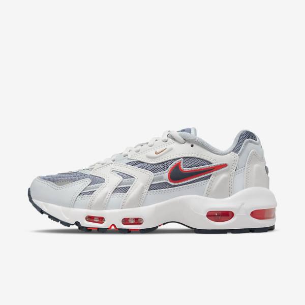 Women\'s Nike Air Max 96 II Sneakers White / Navy | NK832YIK