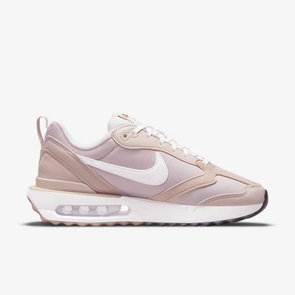 Women's Nike Air Max Dawn Sneakers Pink / Black / Light Brown / White | NK431QTY