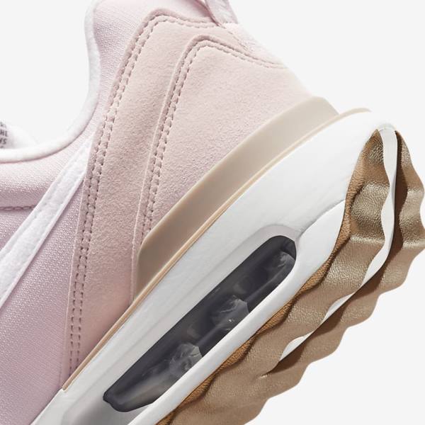 Women's Nike Air Max Dawn Sneakers Pink / Black / Light Brown / White | NK431QTY