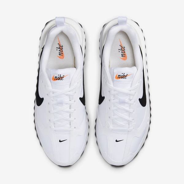 Women's Nike Air Max Dawn Sneakers White / Orange / Black | NK374DET