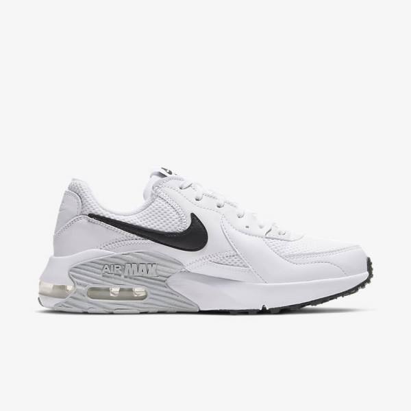 Women's Nike Air Max Excee Sneakers White / Platinum / Black | NK823MOQ