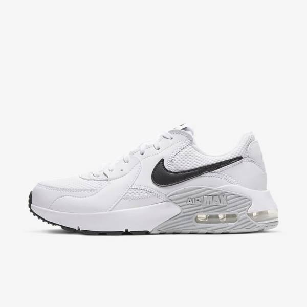 Women\'s Nike Air Max Excee Sneakers White / Platinum / Black | NK823MOQ