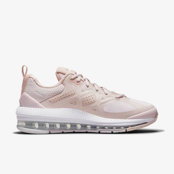 Women's Nike Air Max Genome Sneakers Rose / Pink / White | NK468YOK