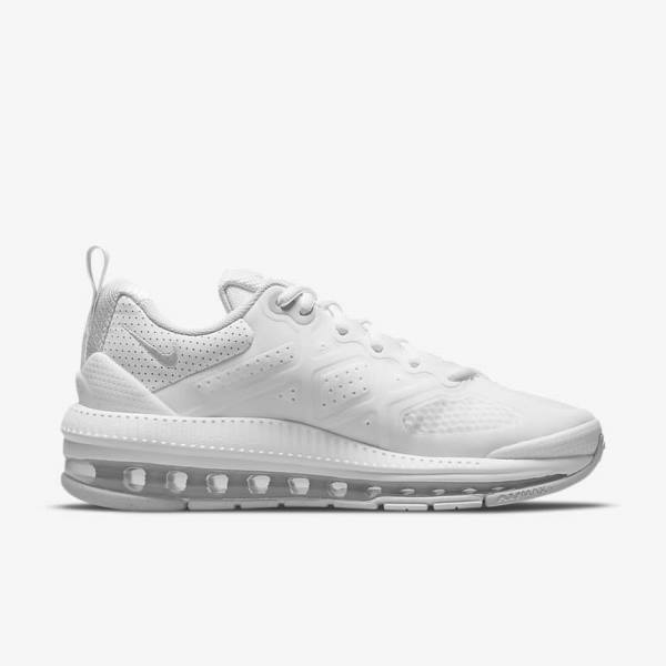 Women's Nike Air Max Genome Sneakers White / Platinum / White | NK127GXB