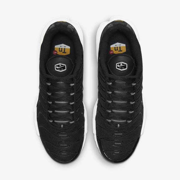 Women's Nike Air Max Plus Sneakers Black / White | NK190IMD