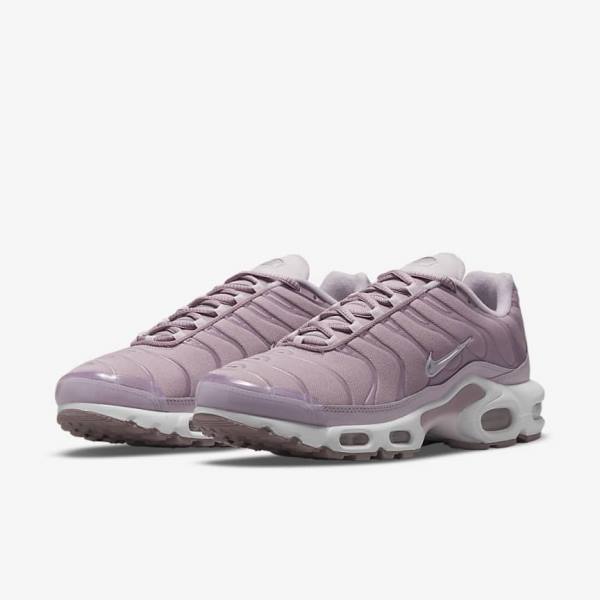 Women's Nike Air Max Plus Sneakers Purple / White / Metal Silver | NK602PHD