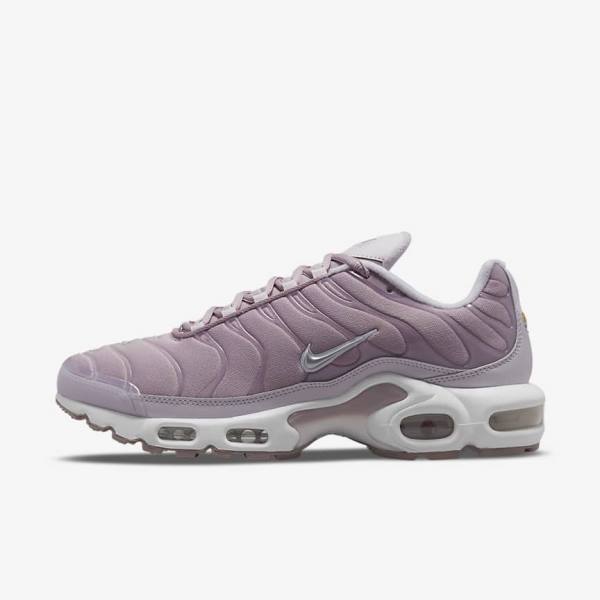 Women\'s Nike Air Max Plus Sneakers Purple / White / Metal Silver | NK602PHD