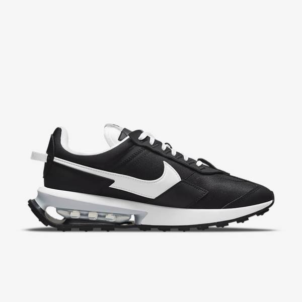 Women's Nike Air Max Pre-Day Sneakers Black / Metal Silver / White | NK980ZUD