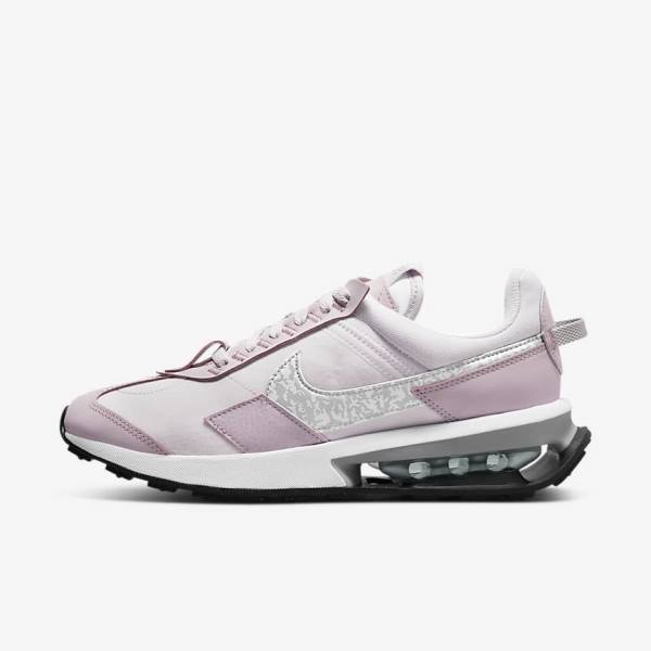 Women\'s Nike Air Max Pre-Day Sneakers Purple / White / Grey | NK251FIJ