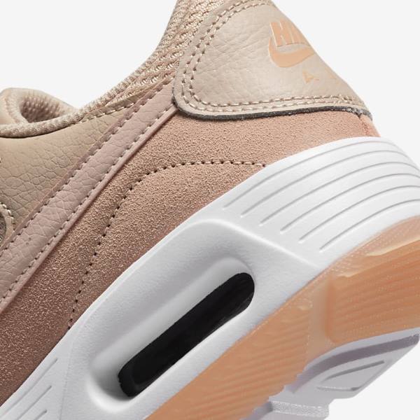 Women's Nike Air Max SC Sneakers Khaki Grey / Rose / White / Pink | NK628QNF