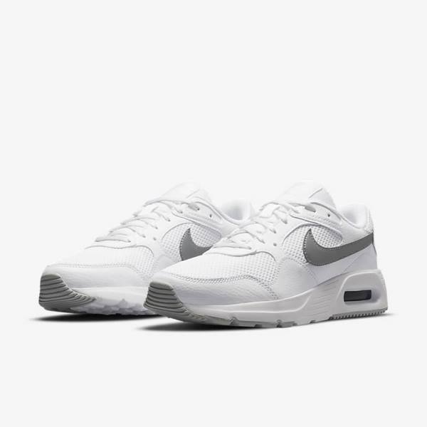 Women's Nike Air Max SC Sneakers White / Platinum / Metal Platinum | NK725YKW