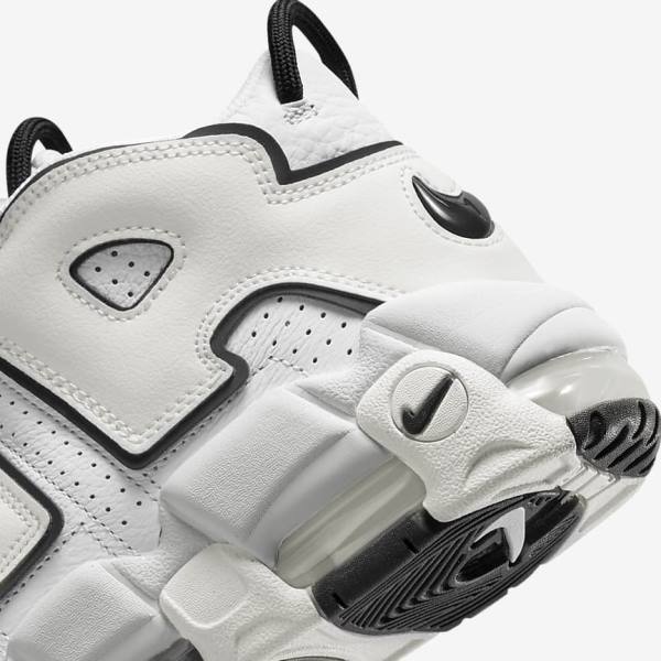 Women's Nike Air More Uptempo Sneakers White / Black | NK301URF