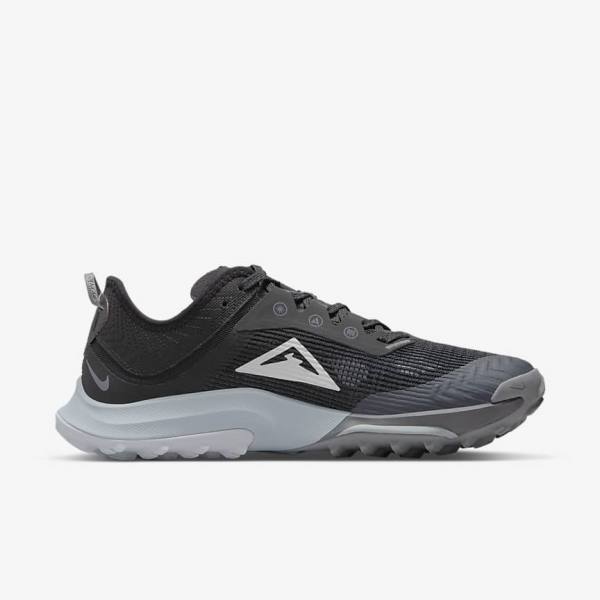 Women's Nike Air Zoom Terra Kiger 8 Trail Running Shoes Black / Dark Grey / Platinum | NK251ZEF