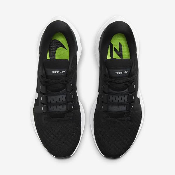 Women's Nike Air Zoom Vomero 16 Road Running Shoes Black / Dark Grey / White | NK423XYA