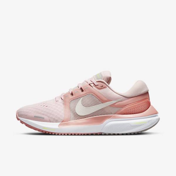 Women\'s Nike Air Zoom Vomero 16 Road Running Shoes Light Beige | NK921ZNS