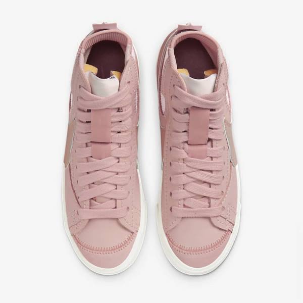 Women's Nike Blazer Mid 77 Jumbo Sneakers Pink / Rose | NK601KRE