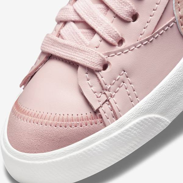 Women's Nike Blazer Mid 77 Jumbo Sneakers Pink / Rose | NK601KRE