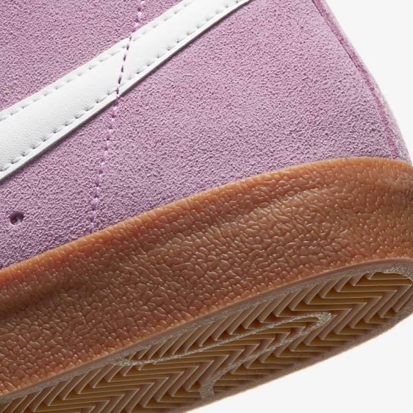 Women's Nike Blazer Mid 77 Sneakers Pink / Brown / Orange / White | NK643PVE