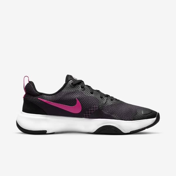 Women's Nike City Rep TR Training Shoes Black / Purple / Pink | NK134QUE