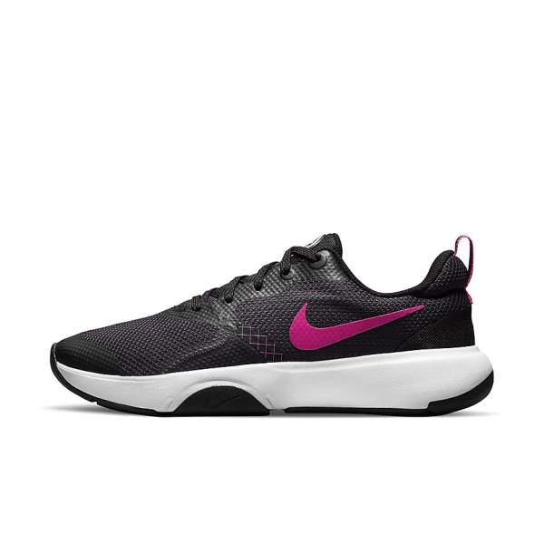 Women\'s Nike City Rep TR Training Shoes Black / Purple / Pink | NK134QUE