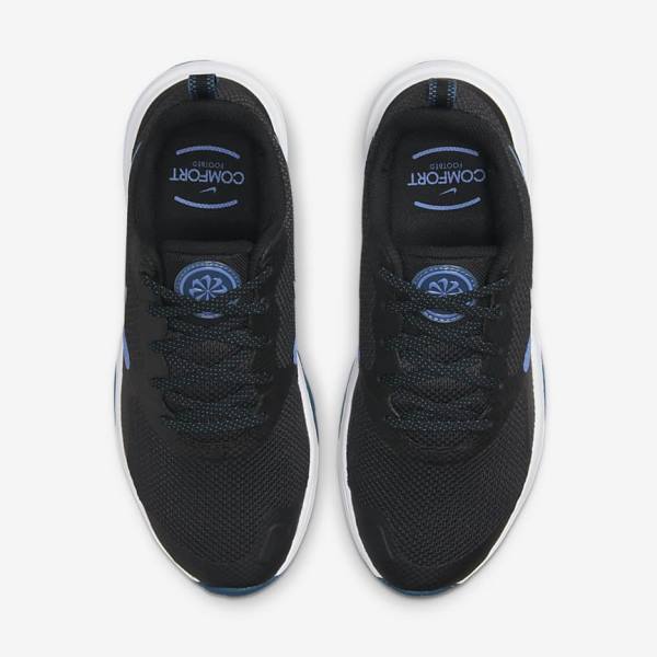 Women's Nike City Rep TR Training Shoes Black / Blue / White | NK475MTJ