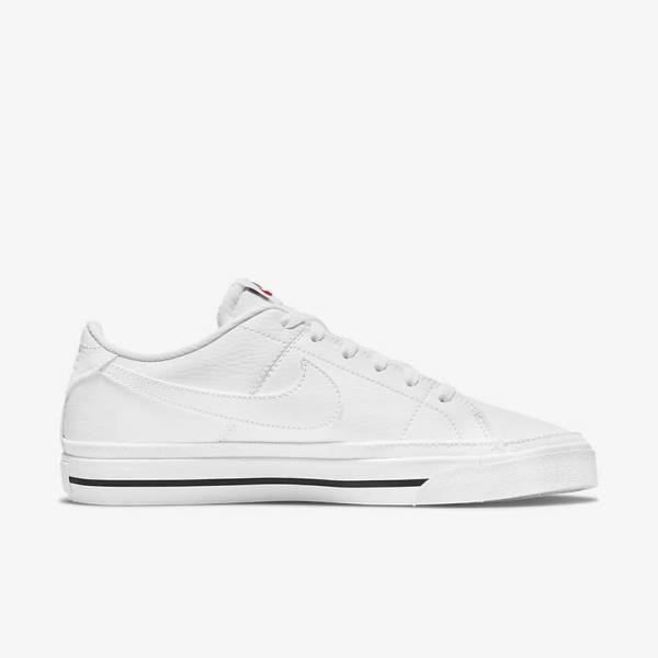 Women's Nike Court Legacy Next Nature Sneakers White / Black / White | NK190ASI