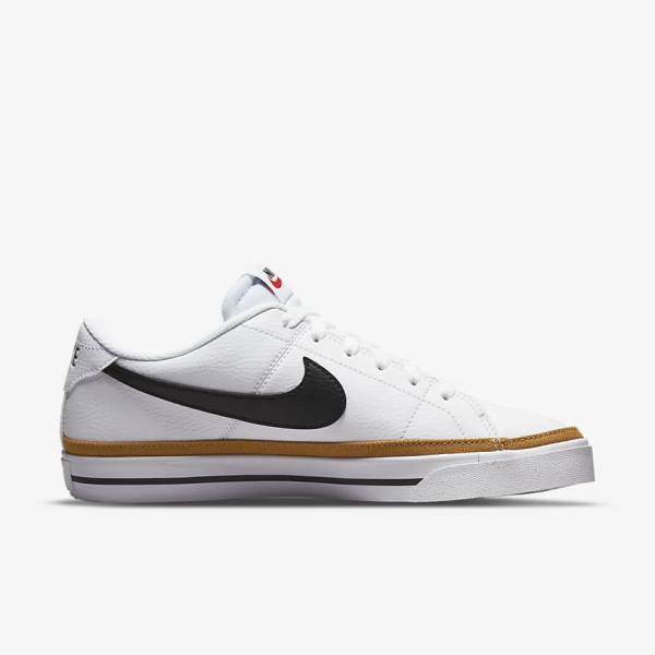 Women's Nike Court Legacy Next Nature Sneakers White / Orange / Black | NK736EGP