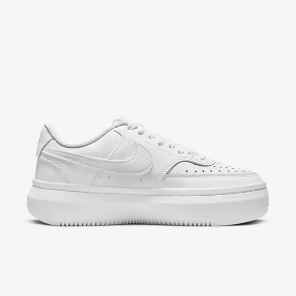 Women's Nike Court Vision Alta Sneakers White | NK342BJS