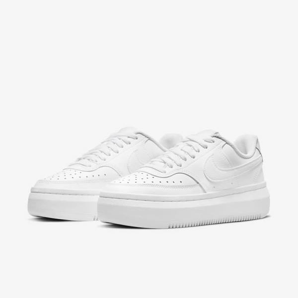 Women's Nike Court Vision Alta Sneakers White | NK342BJS