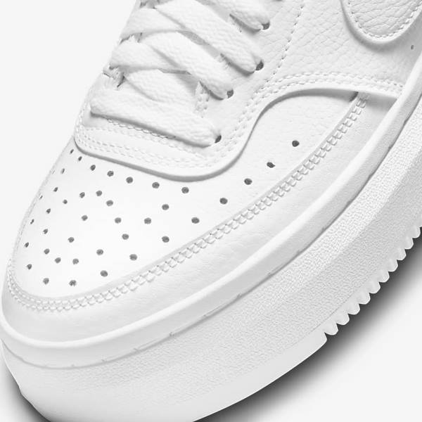 Women's Nike Court Vision Alta Sneakers White | NK342BJS