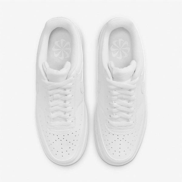 Women's Nike Court Vision Low Next Nature Sneakers White | NK982CUJ