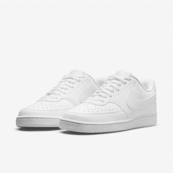 Women's Nike Court Vision Low Next Nature Sneakers White | NK982CUJ