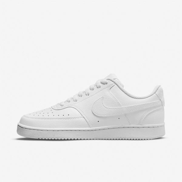 Women\'s Nike Court Vision Low Next Nature Sneakers White | NK982CUJ