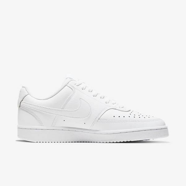 Women's Nike Court Vision Low Sneakers White | NK317UKC