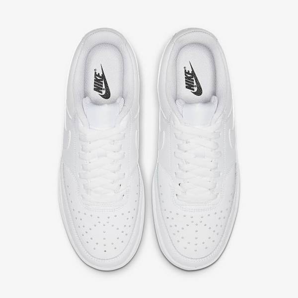 Women's Nike Court Vision Low Sneakers White | NK317UKC