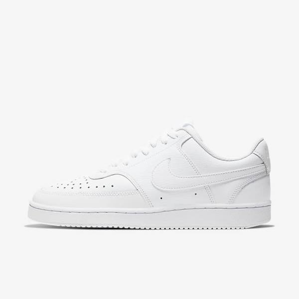 Women\'s Nike Court Vision Low Sneakers White | NK317UKC