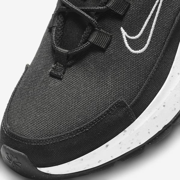 Women's Nike Crater Remixa Sneakers Black / Dark Grey / White | NK629QDM