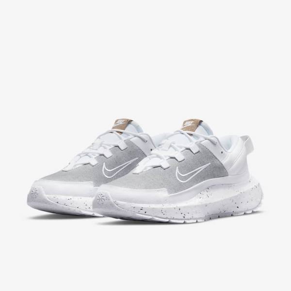 Women's Nike Crater Remixa Sneakers White | NK627RJD