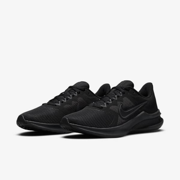 Women's Nike Downshifter 11 Road Running Shoes Black / Grey / Dark Grey | NK568UYA